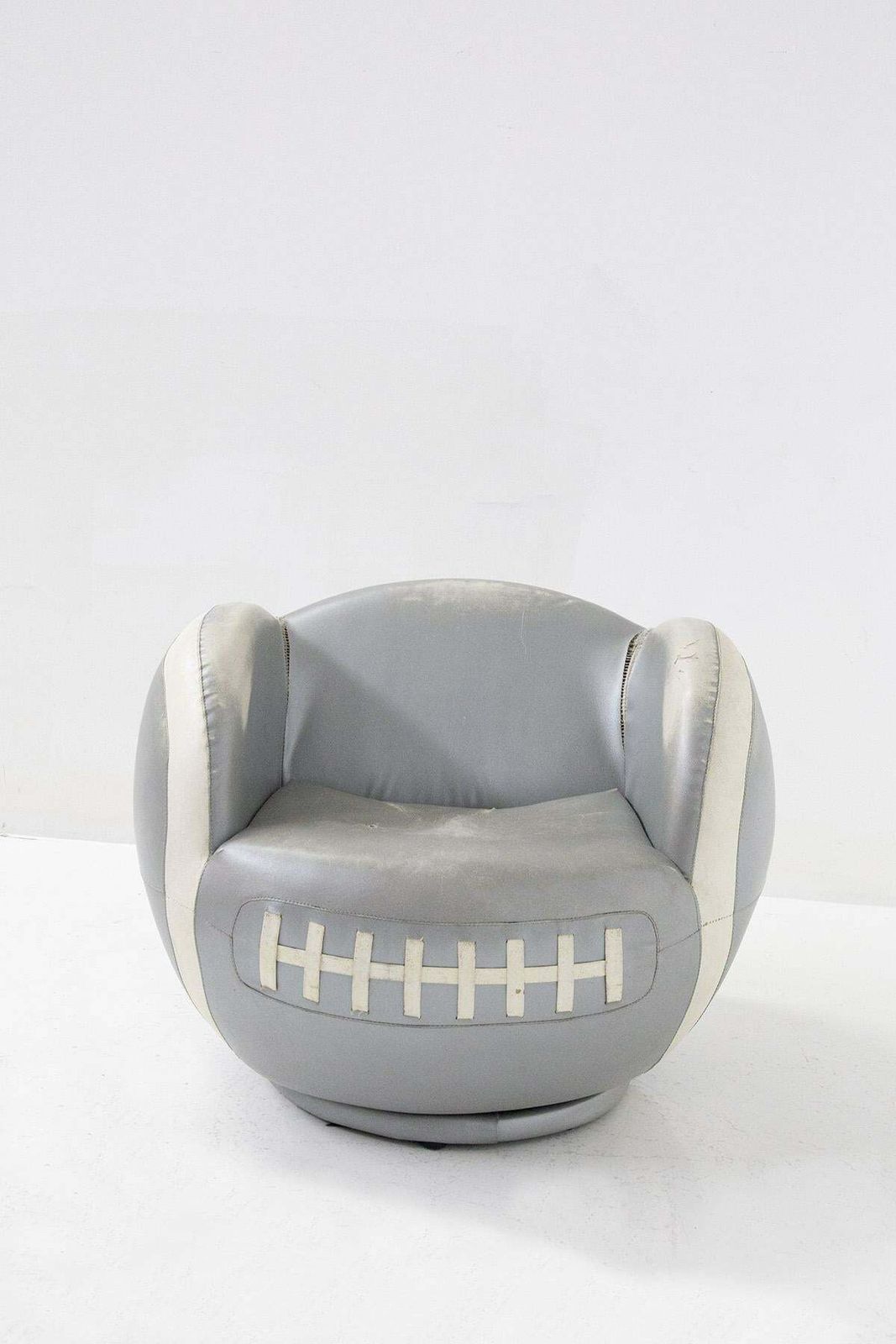 photo furniture Italian Mid Century Baseball Armchair And Footstool