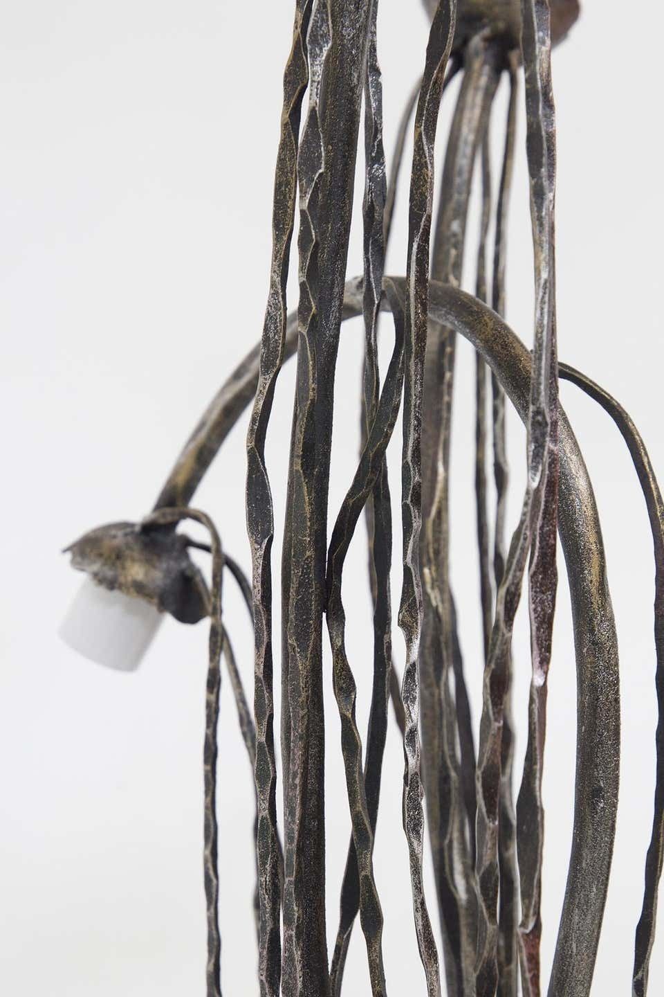 Salvino Marsura Brutalist Floor Lamp photo vintage