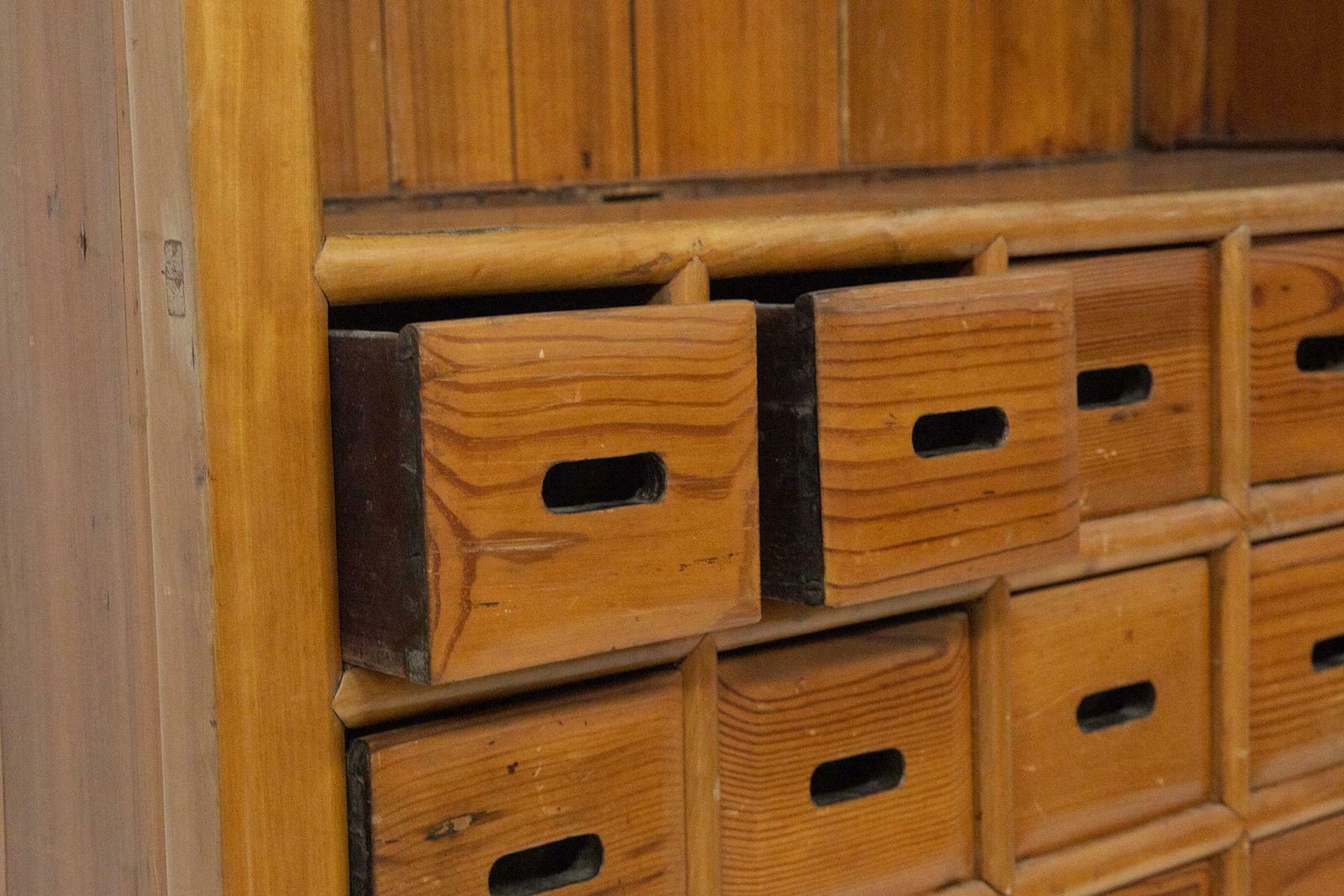 Furniture Italian Wooden Storage Cabinet With Drawers photo