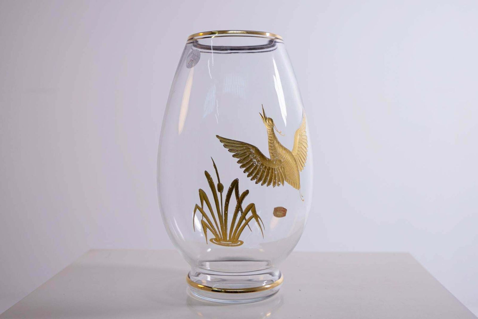Vase In Murano Glass And Gold By Ferro Brother''S For Finzi 1950s photo furniture