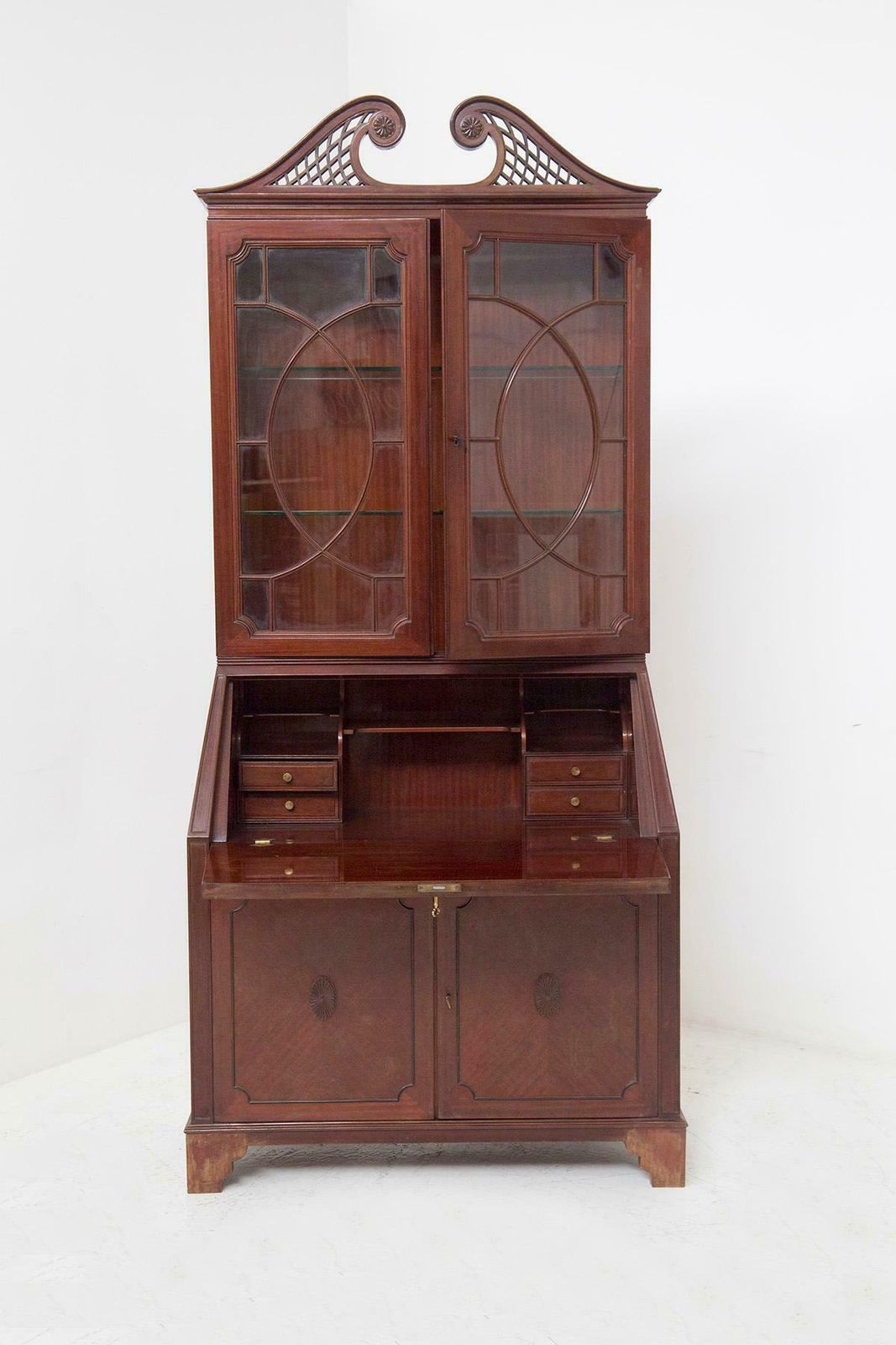 photo vinterior Paolo Buffa Trumeau In Wood And Glass For Serafino Arrighi