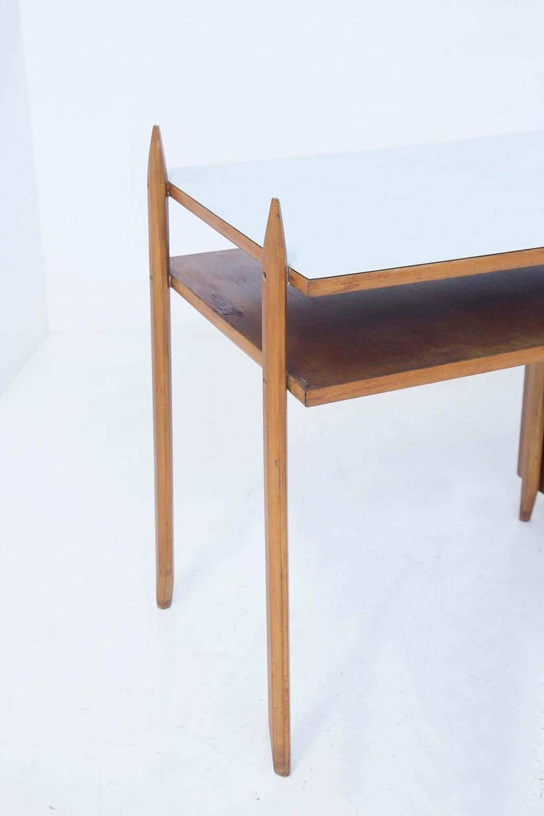 photo for sale Mid Century Italian Desk In Wood And Laminate