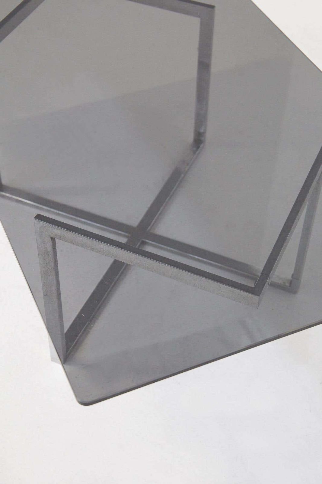 Smoking Table In Glass And Steel By Vittorio Introini From Vip''S Residence photo 2171.0