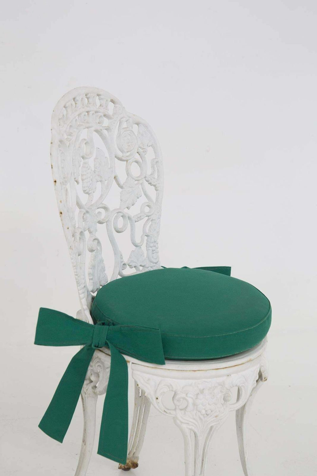 Victorian English Cast Iron Chairs And Original Fabric photo 1629.0