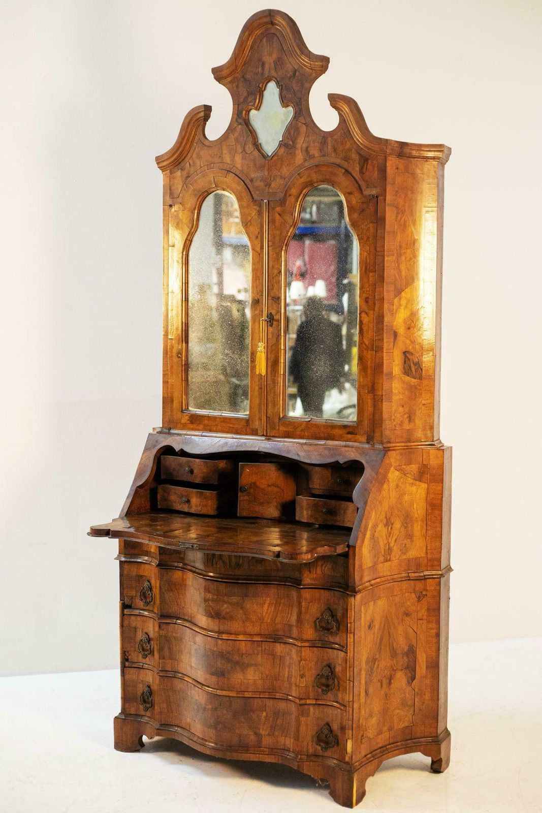 photo for sale Louis XV Style Walnut Root Cabinet 19th Century