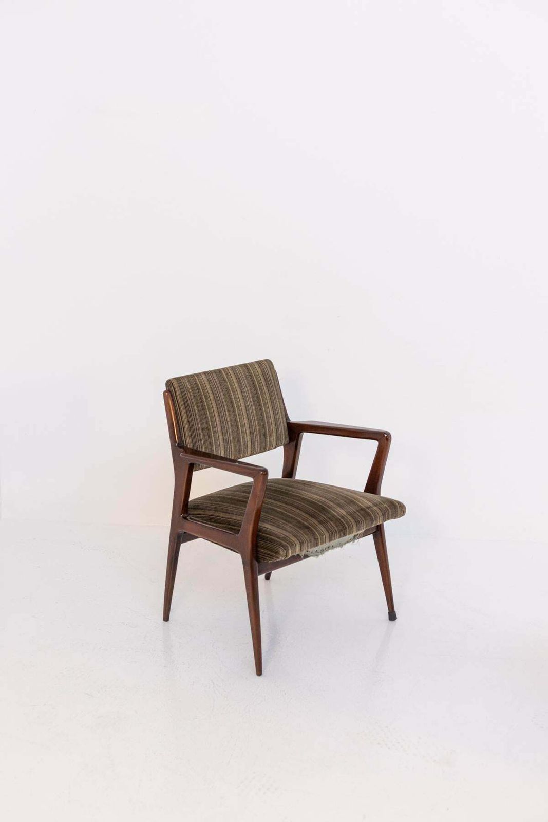 photo furniture Italian Armchair Pair Attributed To Gio Ponti In Original Velvet