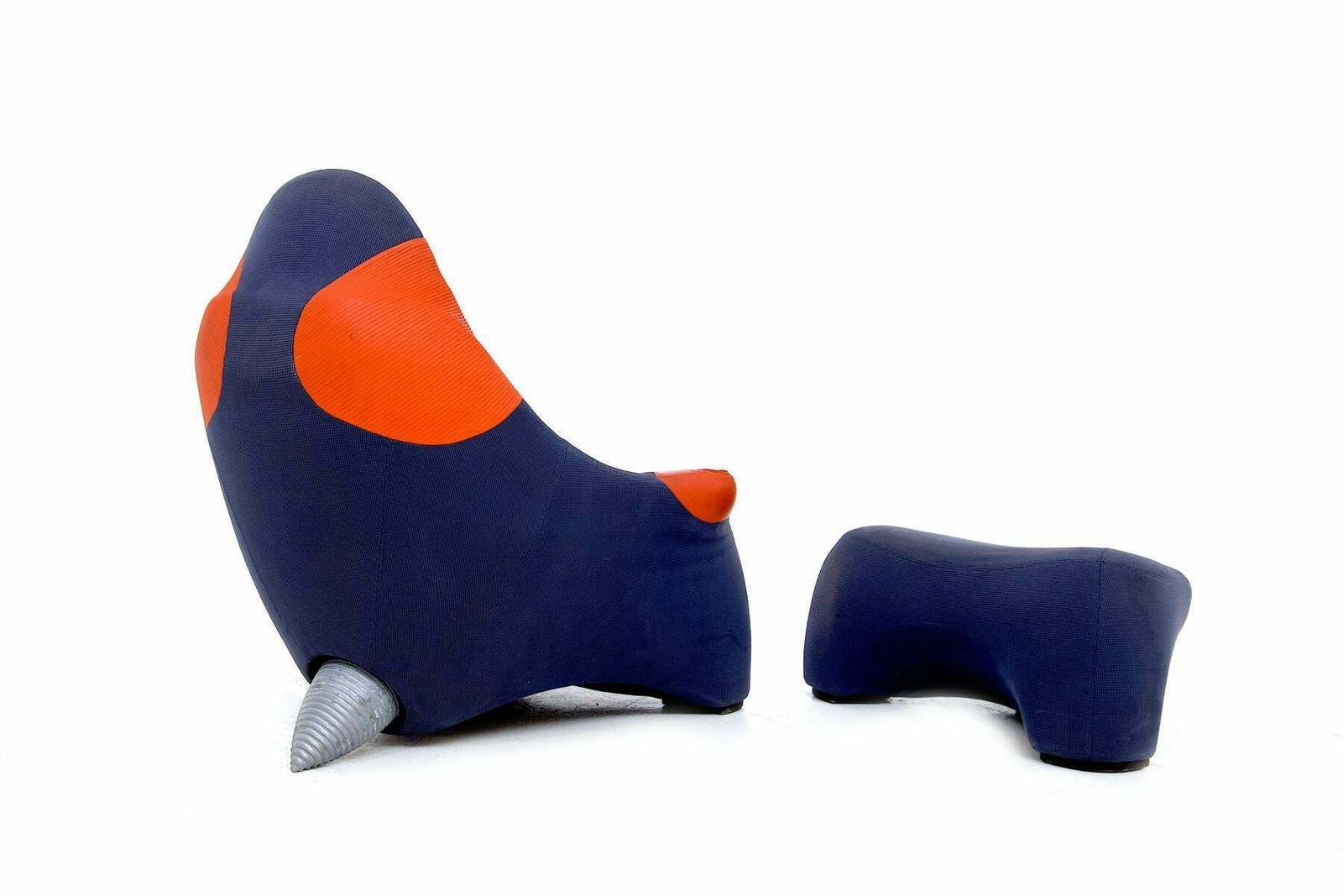 Armchair And Footstool Model Hal By Marc Sadler For Cassina photo vintage