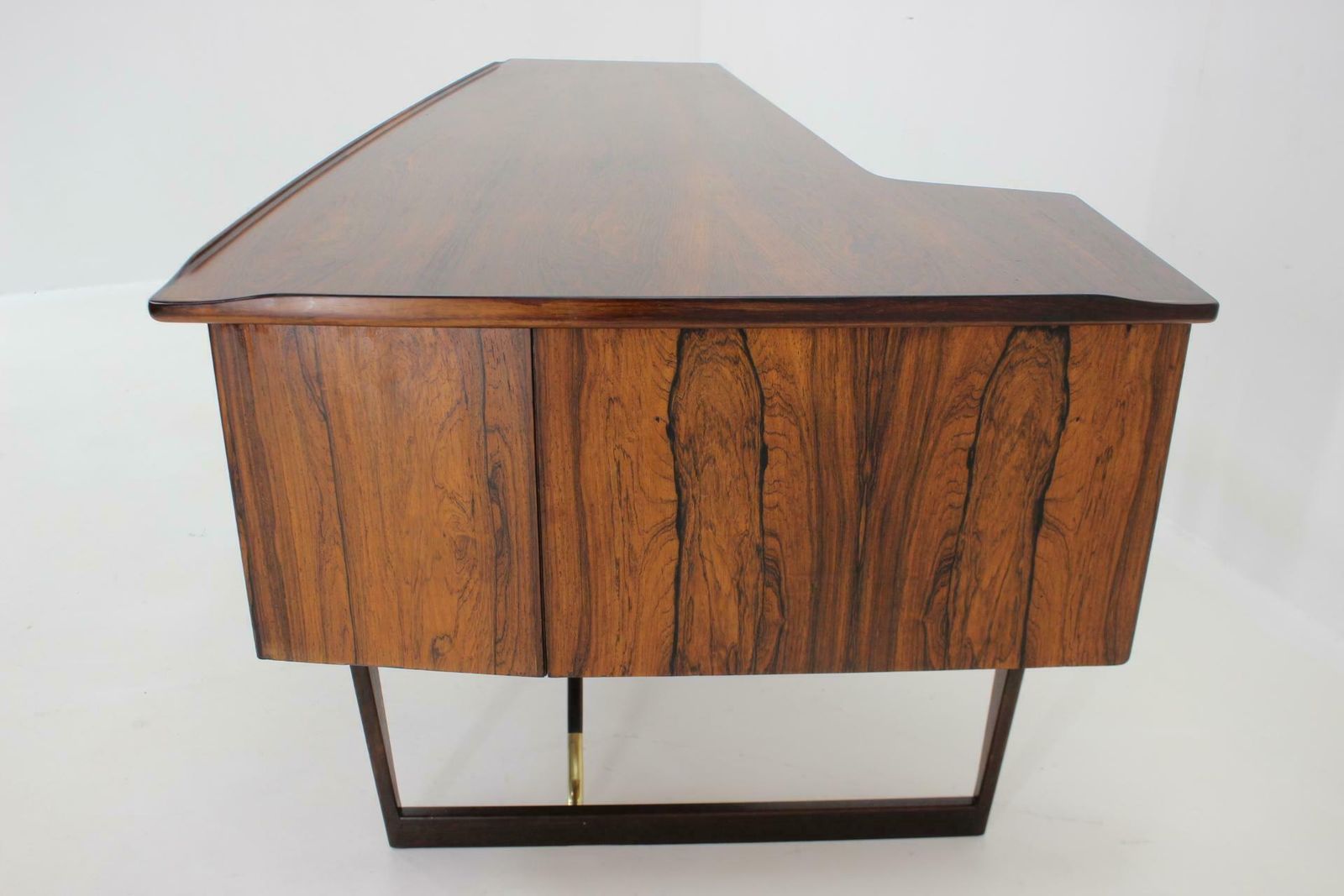 photo for sale 1960s Peter Løvig Nielsen 'Boomerang' Desk In Rosewood Hedensted Møbelfabrik,