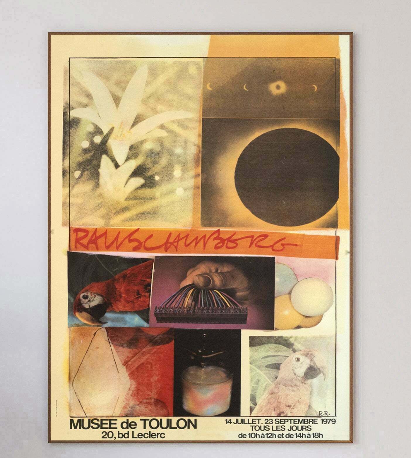 Robert Rauschenberg   Musee De Toulon Original Vintage Poster photo 677.0