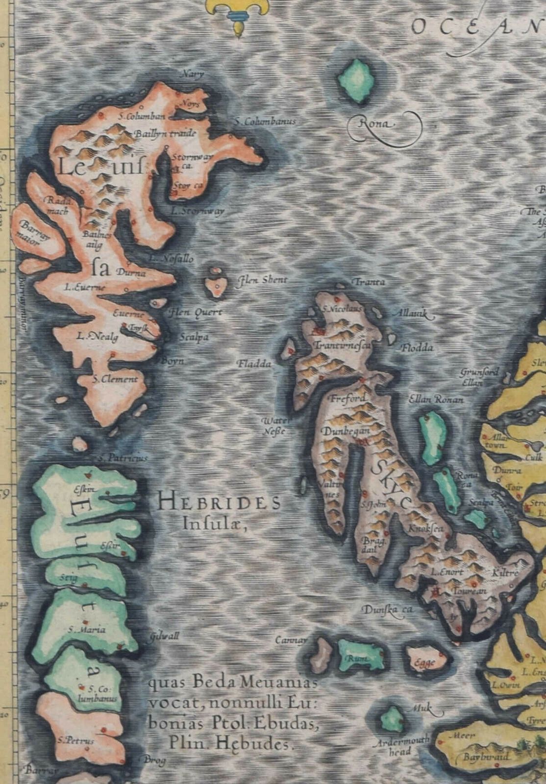 Gerardus Mercator (1512 – 1594) Map Of The North Of Scotland (1683) photo for sale