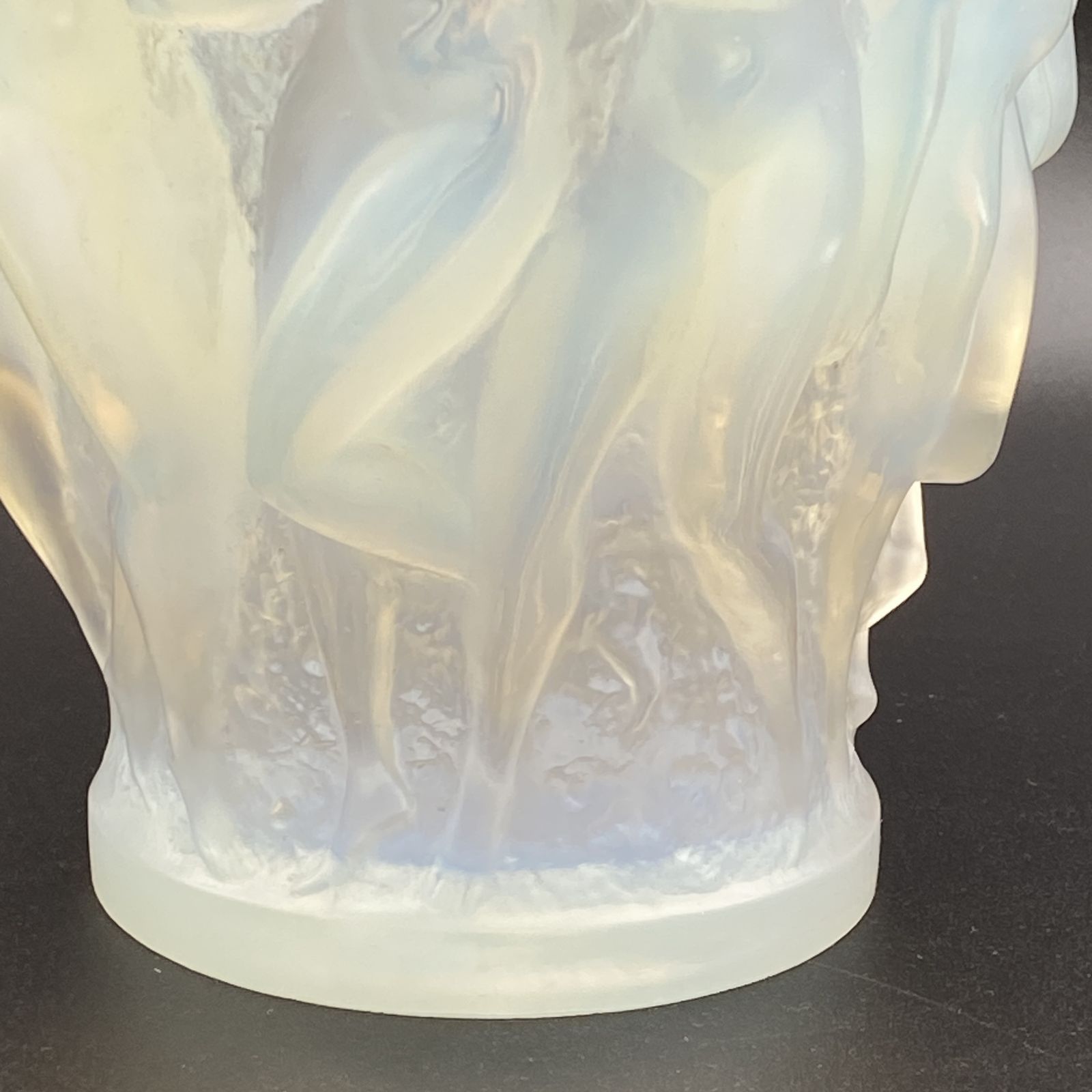 An Opalescent Bacchantes Vase By R.Lalique photo Home Decor
