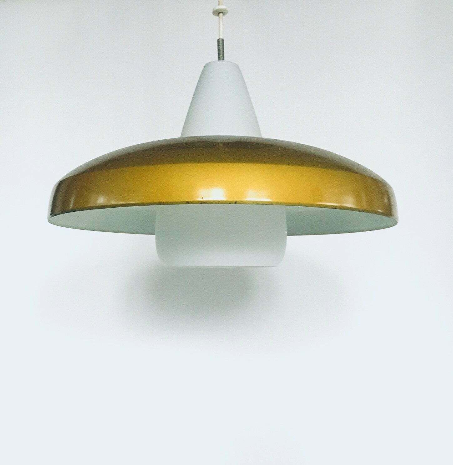 Mid Century Modern Hanglamp, Nederlands Design Door Philips, Ca. Jaren 1950 photo vinterior