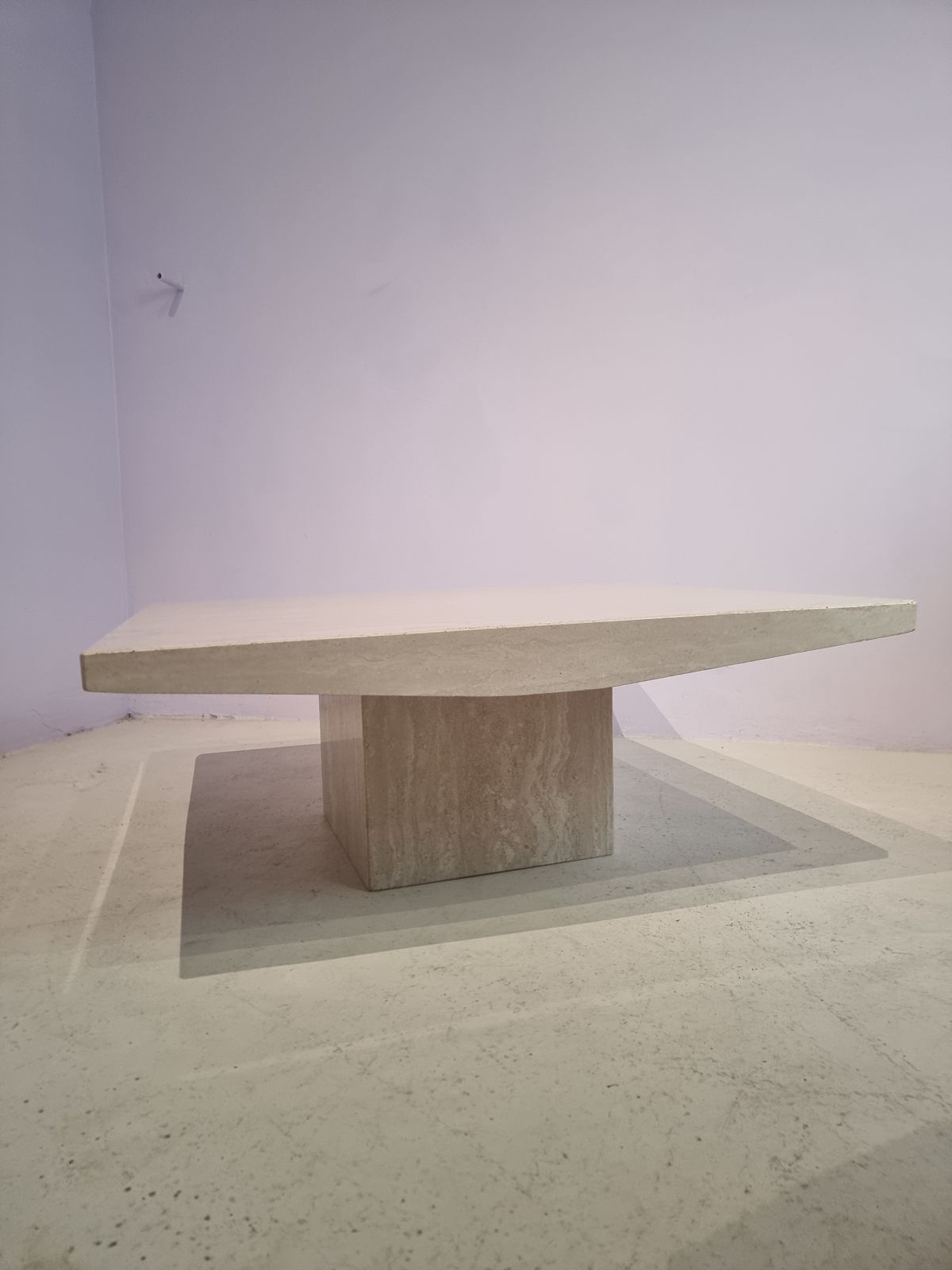 Vierkante Italiaanse Travertijnen Salontafel
