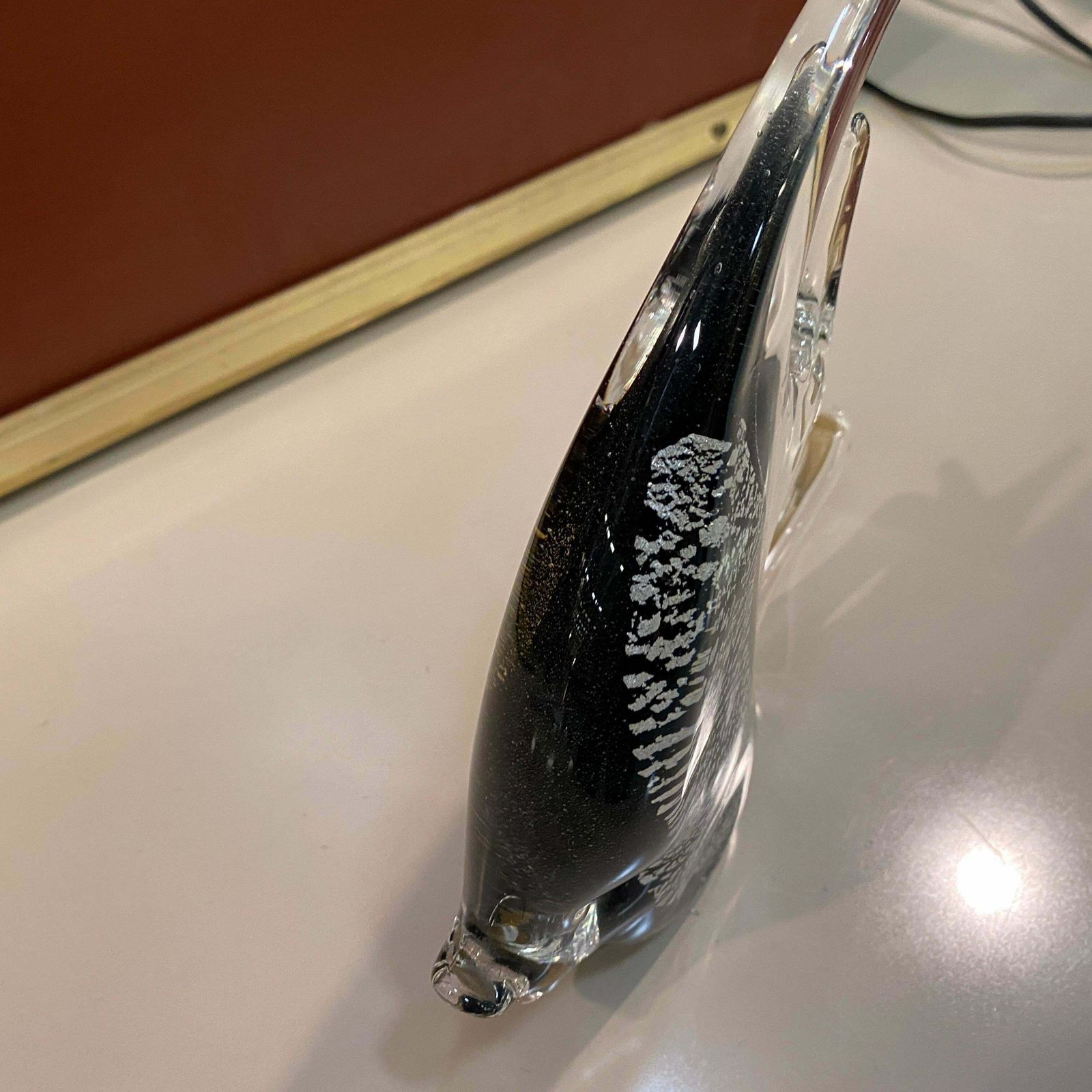 1980s Modernist Murano Glass Sculpture Of Tropical Fish By Seguso photo vinterior