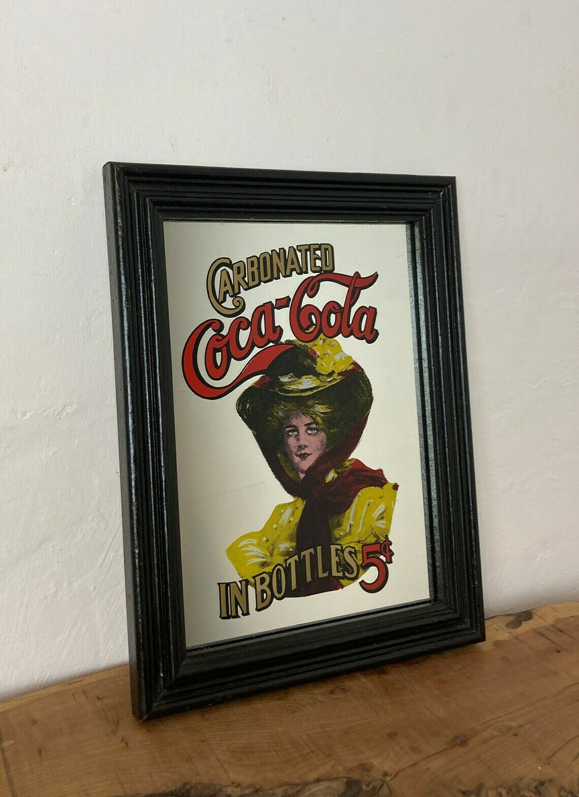 Vintage Coca Cola Mirror Soft Drink Advertising Collectibles Americana photo buy