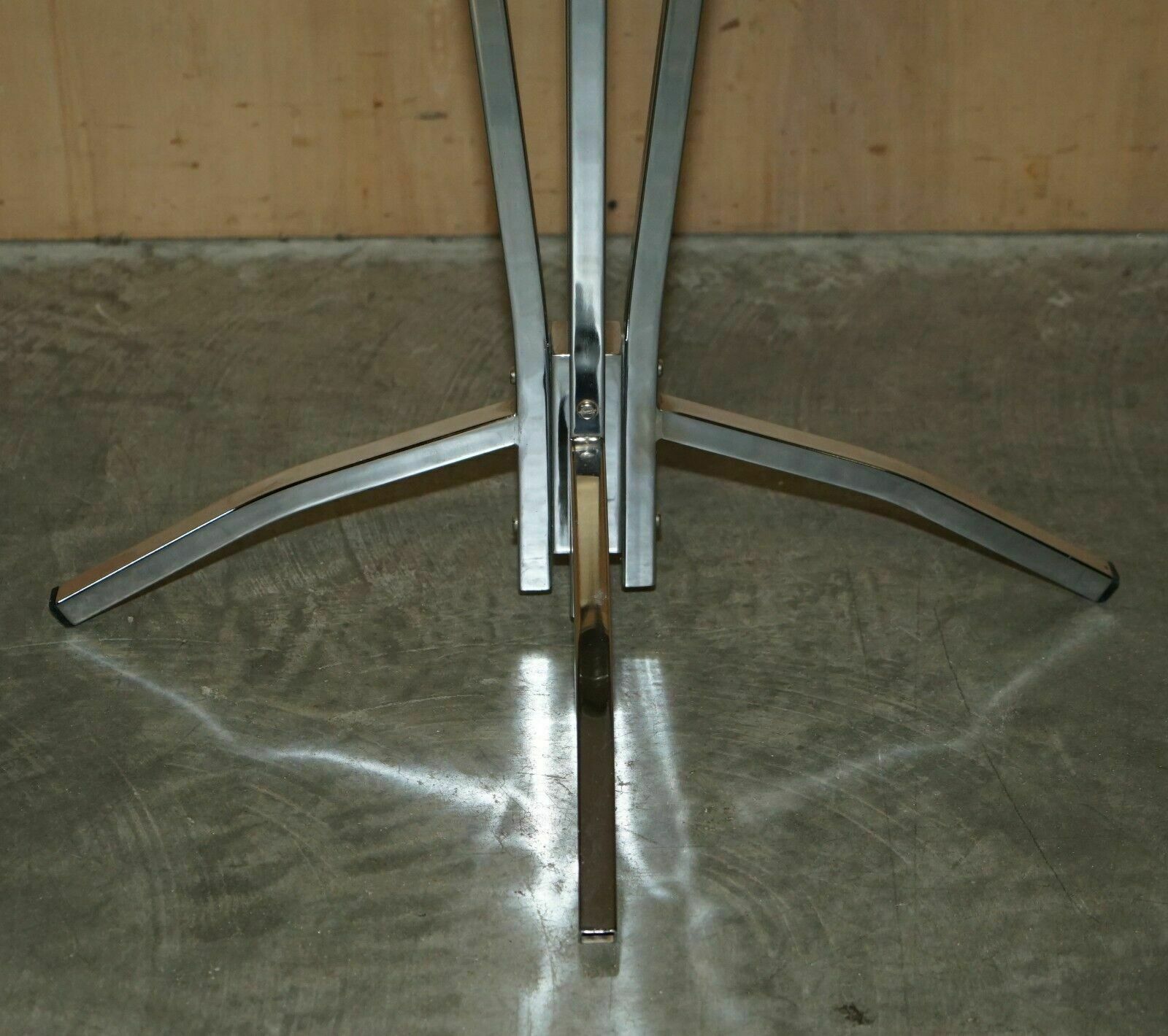 photo buy Vintage Circa 1930's Heavy Industrial Chrome Framed Coat & Hat Stand Or Rack