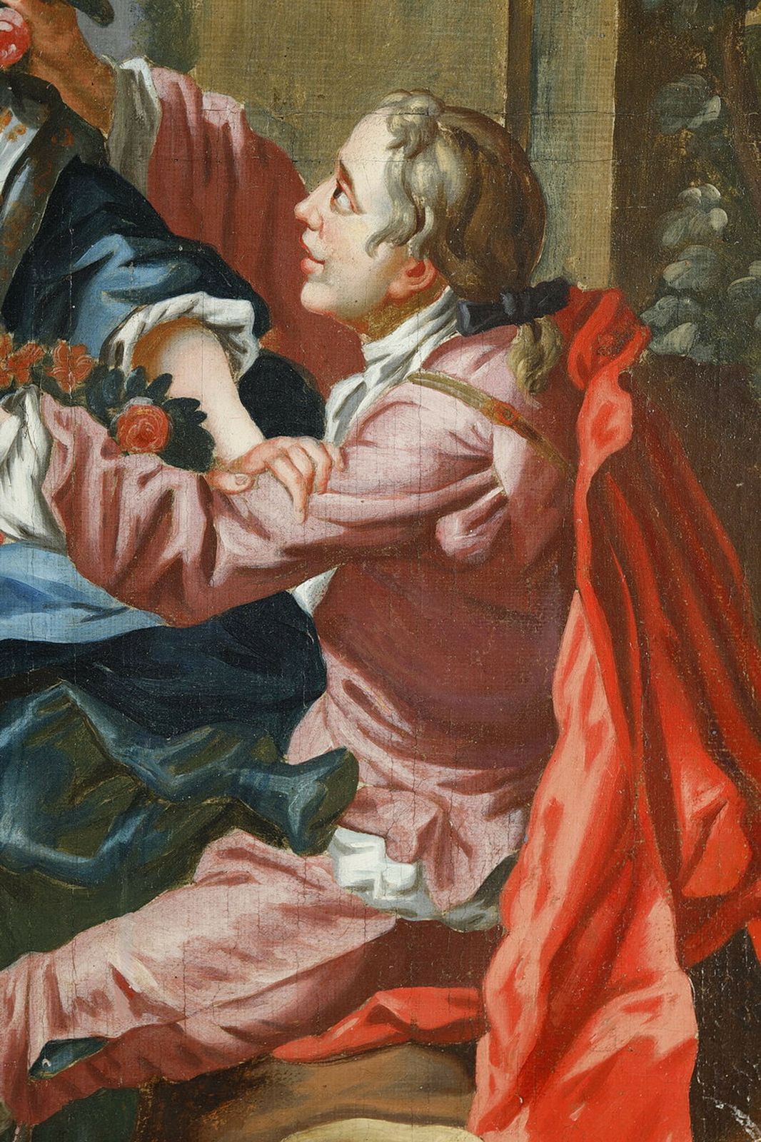 "The Gallant Pastor" After François Boucher, 19th Century photo vintage