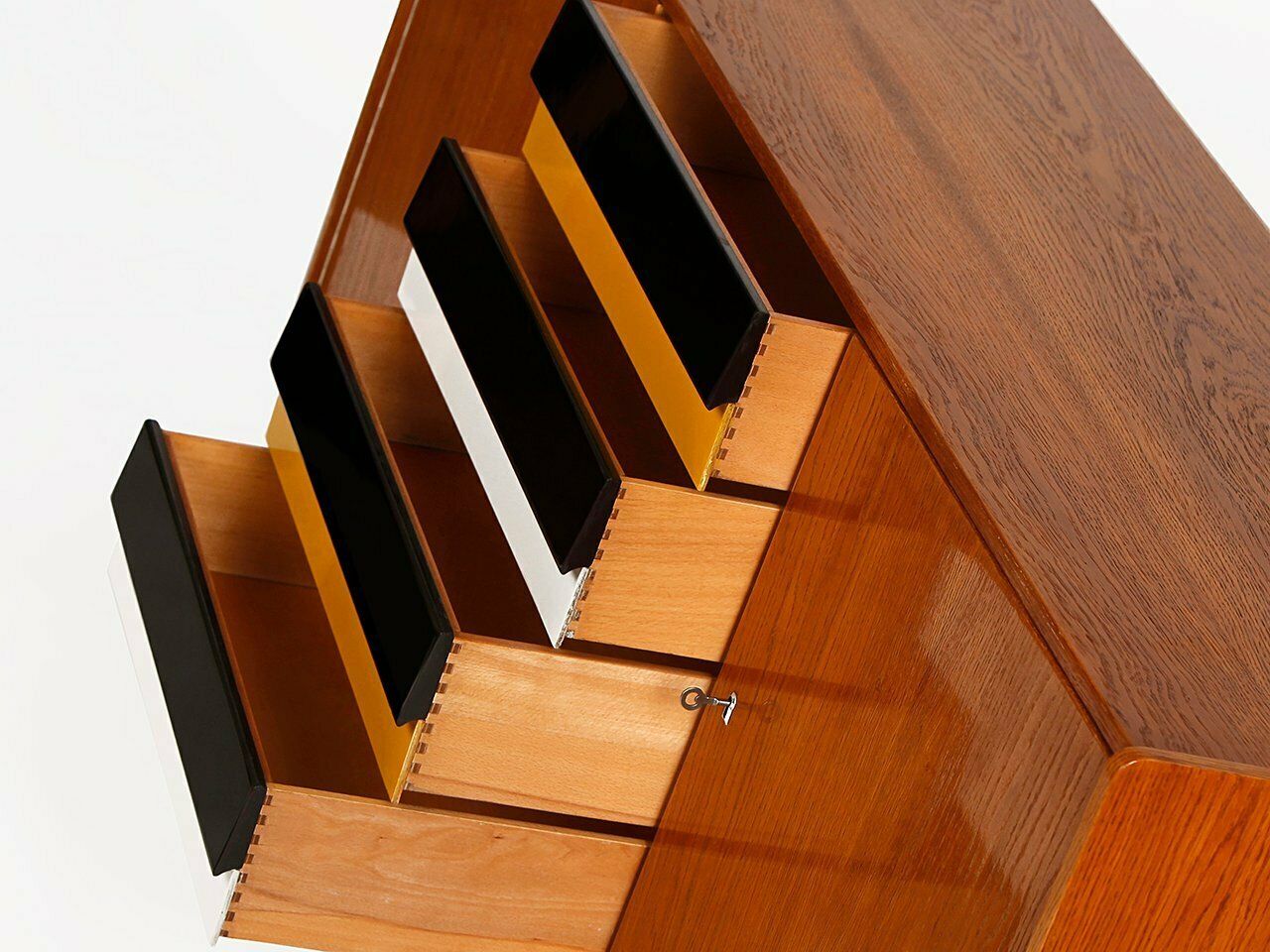 Mid Century Wooden U 460 Sideboard With Drawers By Jiří Jiroutek For Interior Prague, 1960s photo vinterior