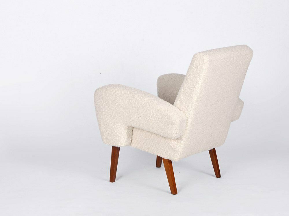 Mid Century Boucle Armile Chair, 1960s From Jitona photo 2041.0