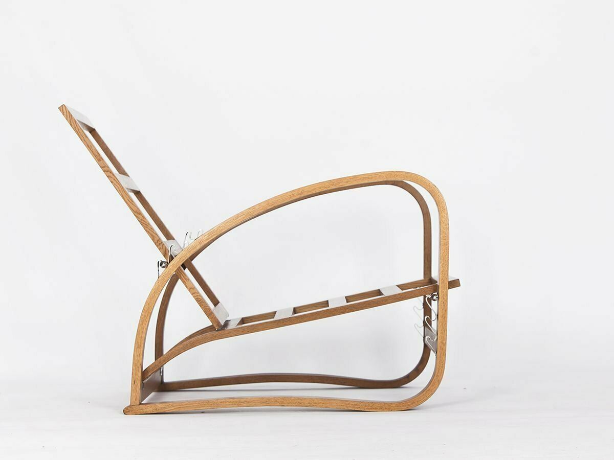 Art Deco Model H 70 Armchair By Jindřich Halabala For Up Plants, 1930s photo buy