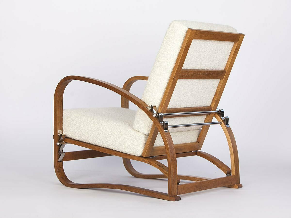 photo for sale Art Deco Model H 70 Armchair By Jindřich Halabala For Up Plants, 1930s