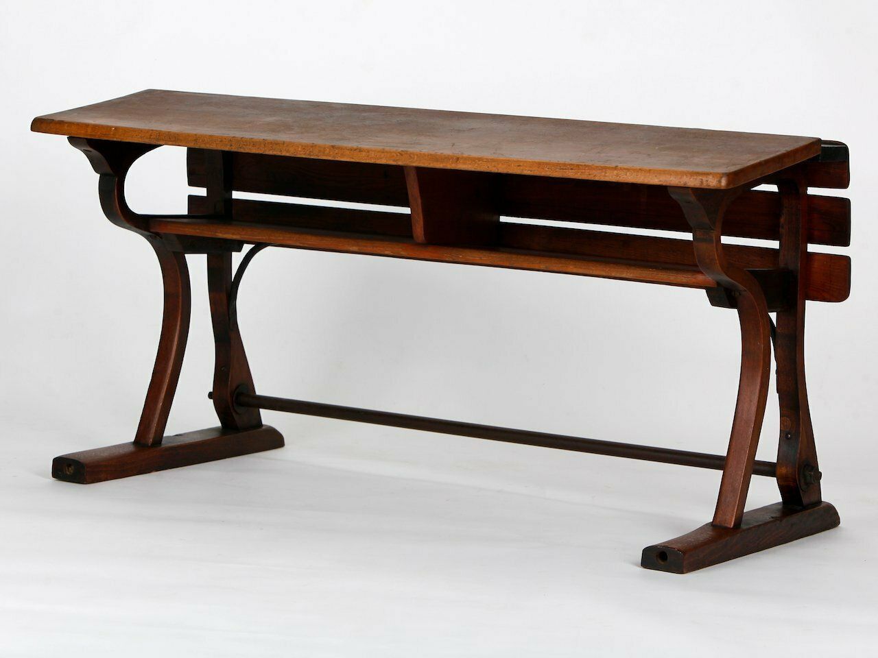 Vintage Czech School Desk From Dg Fischel & Söhne, Set Of 2 photo furniture