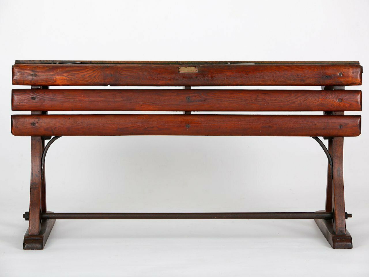 Vintage Czech School Desk From Dg Fischel & Söhne, Set Of 2 photo for sale