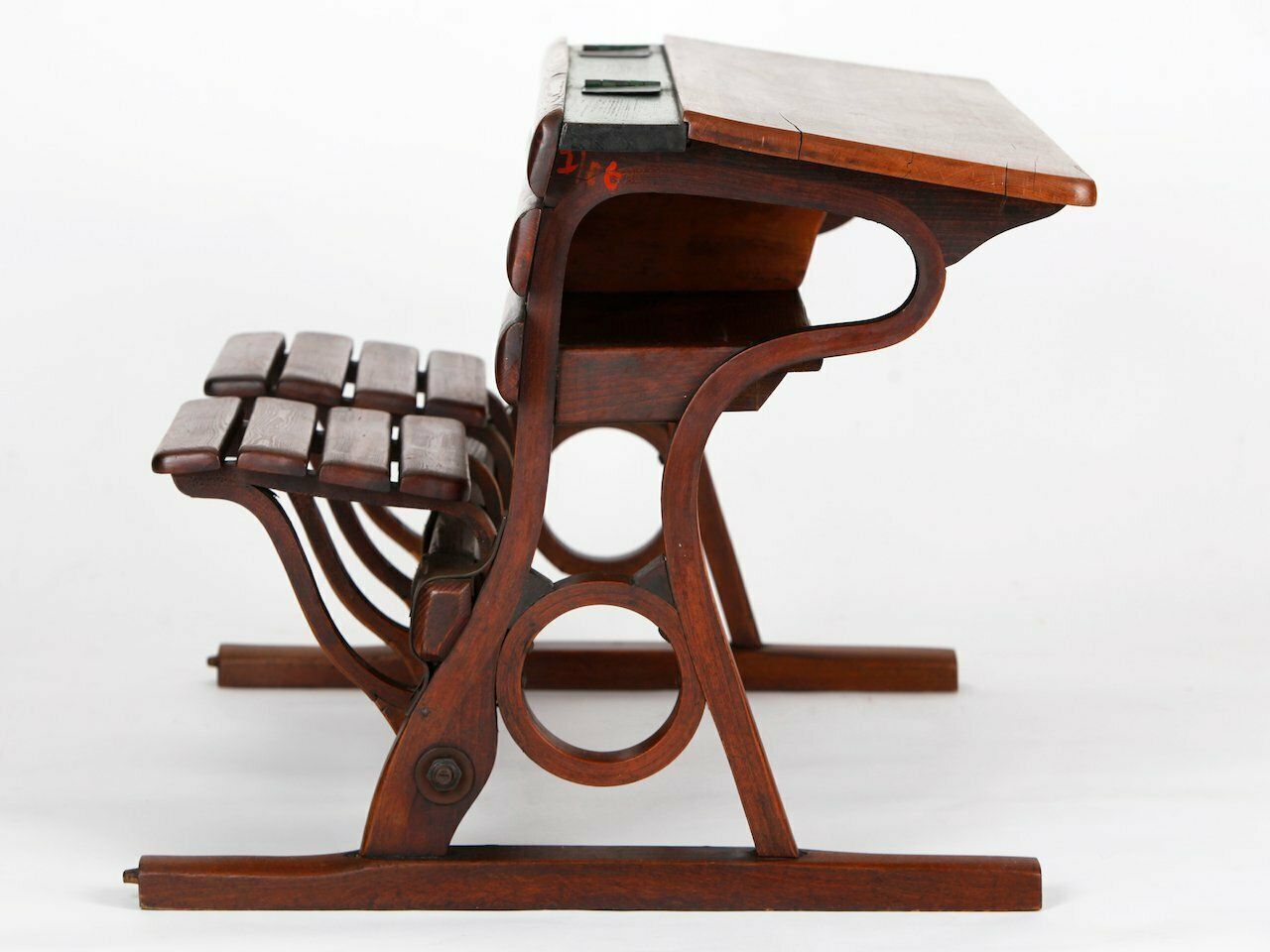 photo furniture Vintage Czech School Desk From Dg Fischel & Söhne, Set Of 2