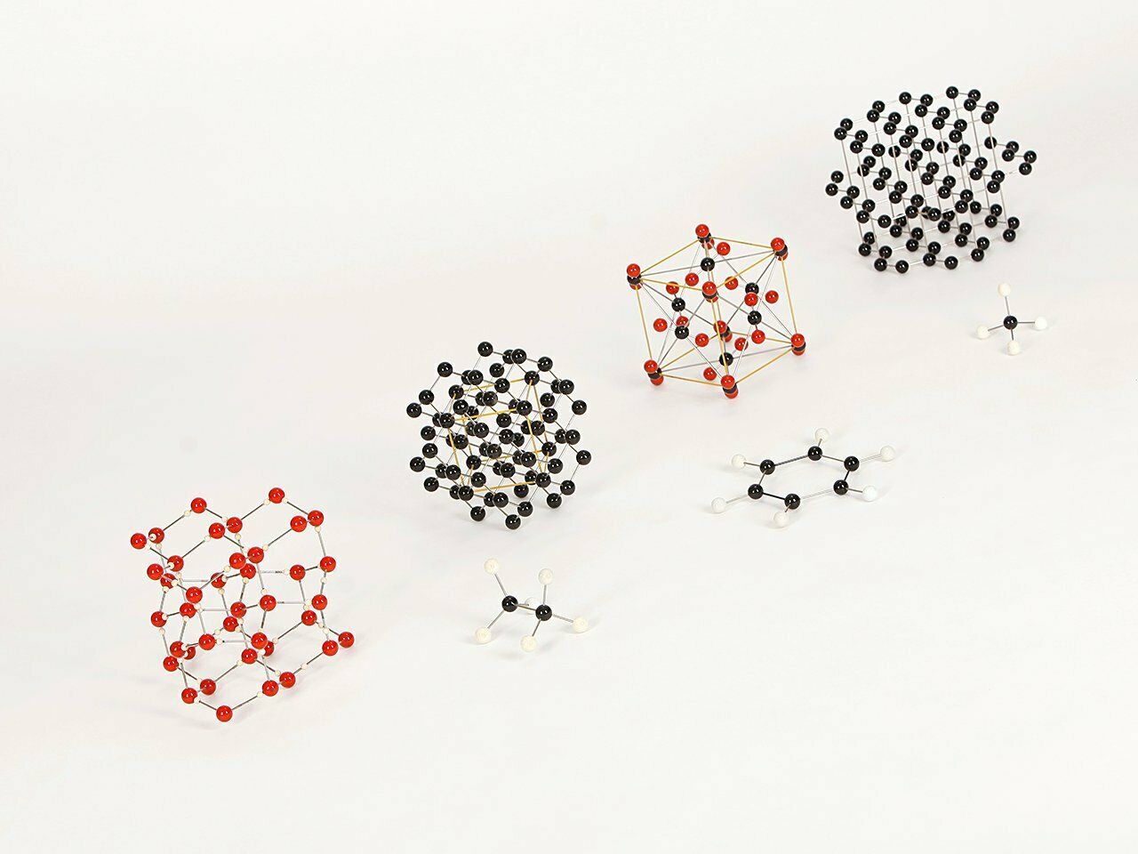 Vintage Molecular Structures, 1950s, Set Of 7 photo furniture