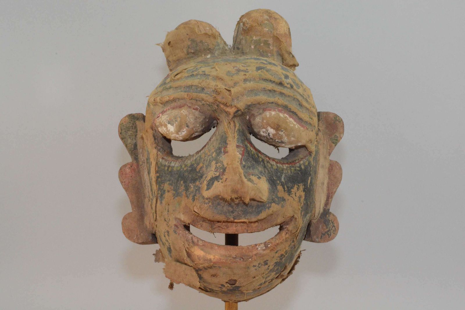 A Large And Impressive Nepalese Mask Of A God. photo for sale