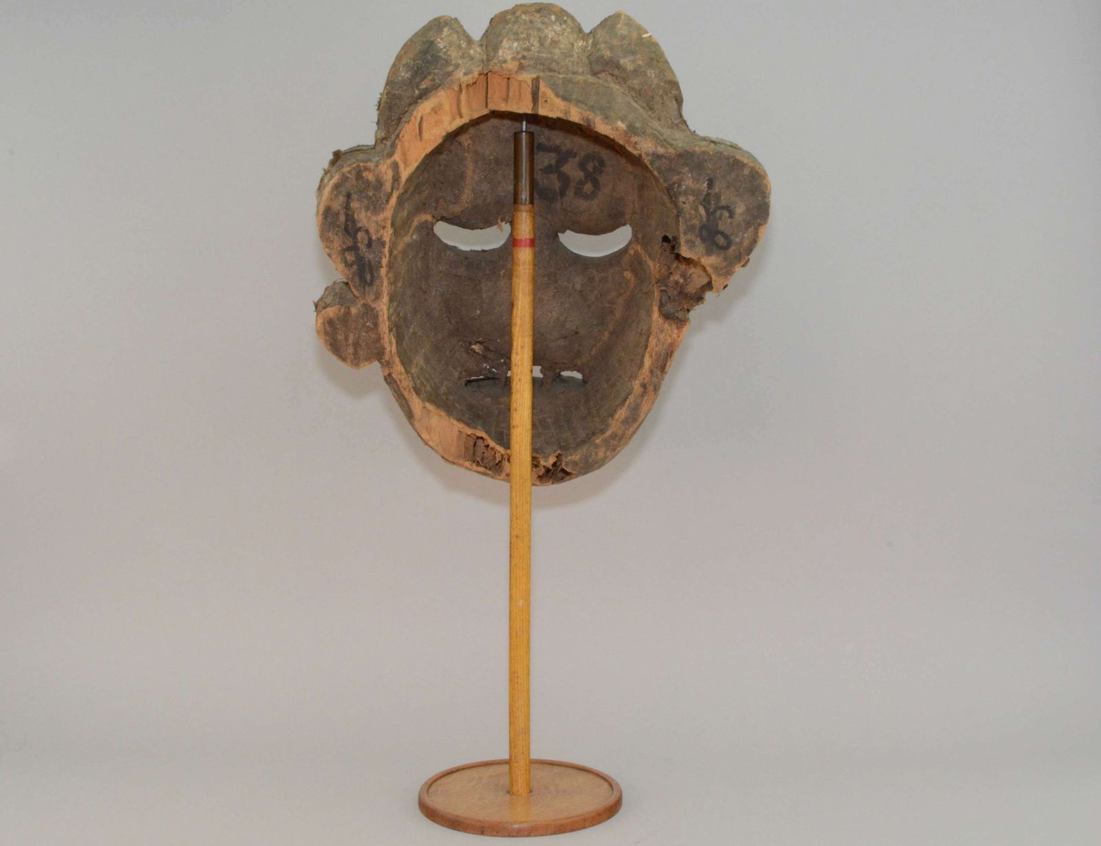 A Superb Antique Temple/Festival Mask Of Hanuman The Monkey God. photo 440.0
