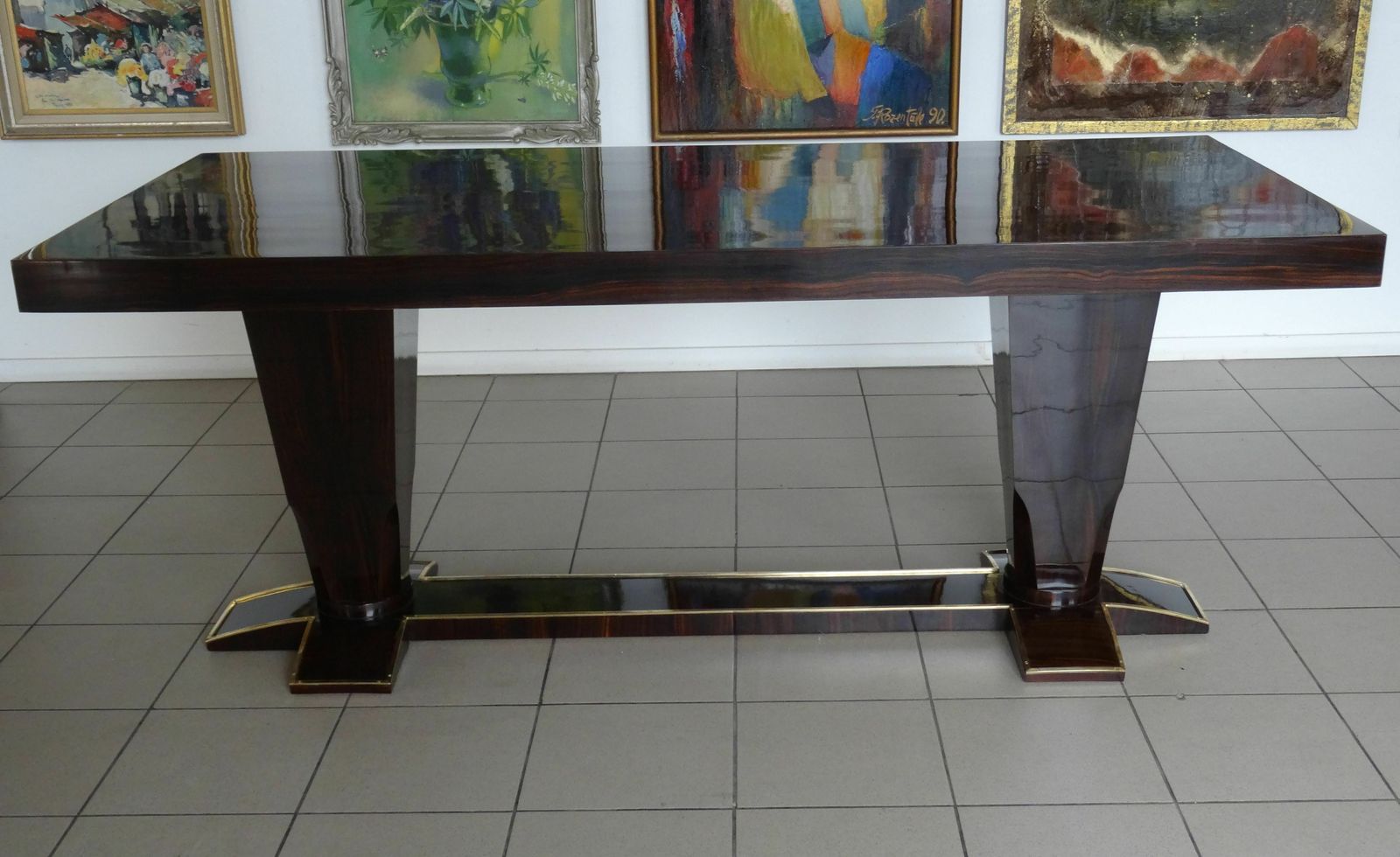 Table  France, 1930/40 Years, Makassar, 74,5x180x85 Cm photo furniture
