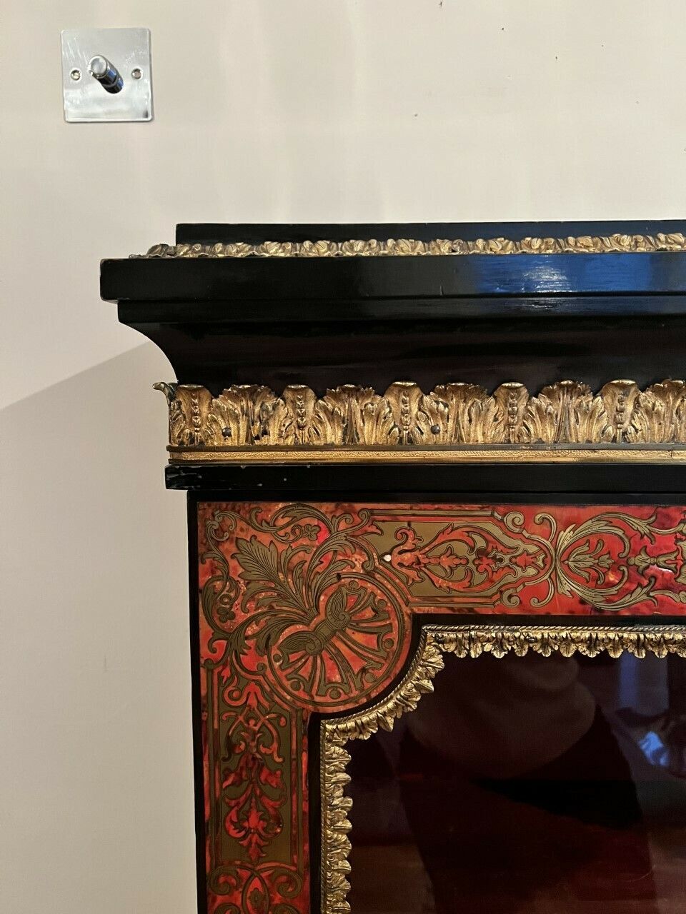 Fine Quality Victorian French Boulle Display Cabinet photo furniture