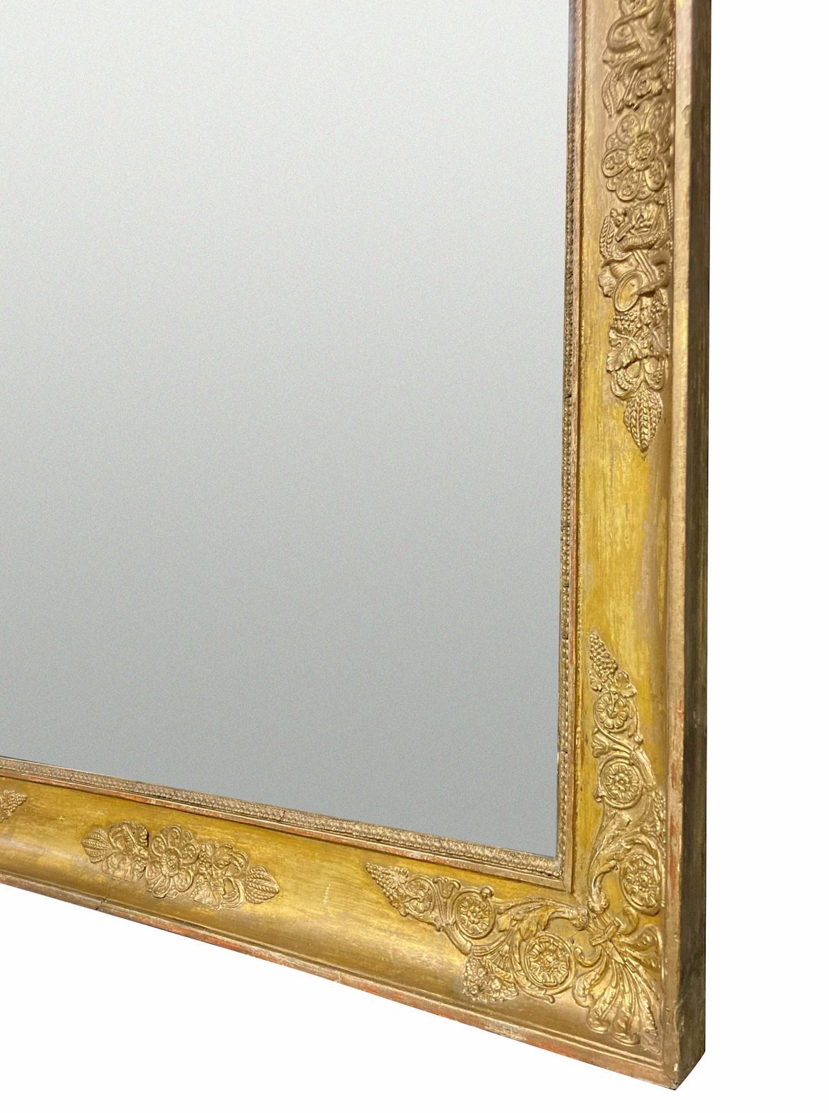 A French Napoleon III Split Plate Gilt Wood Mirror photo furniture