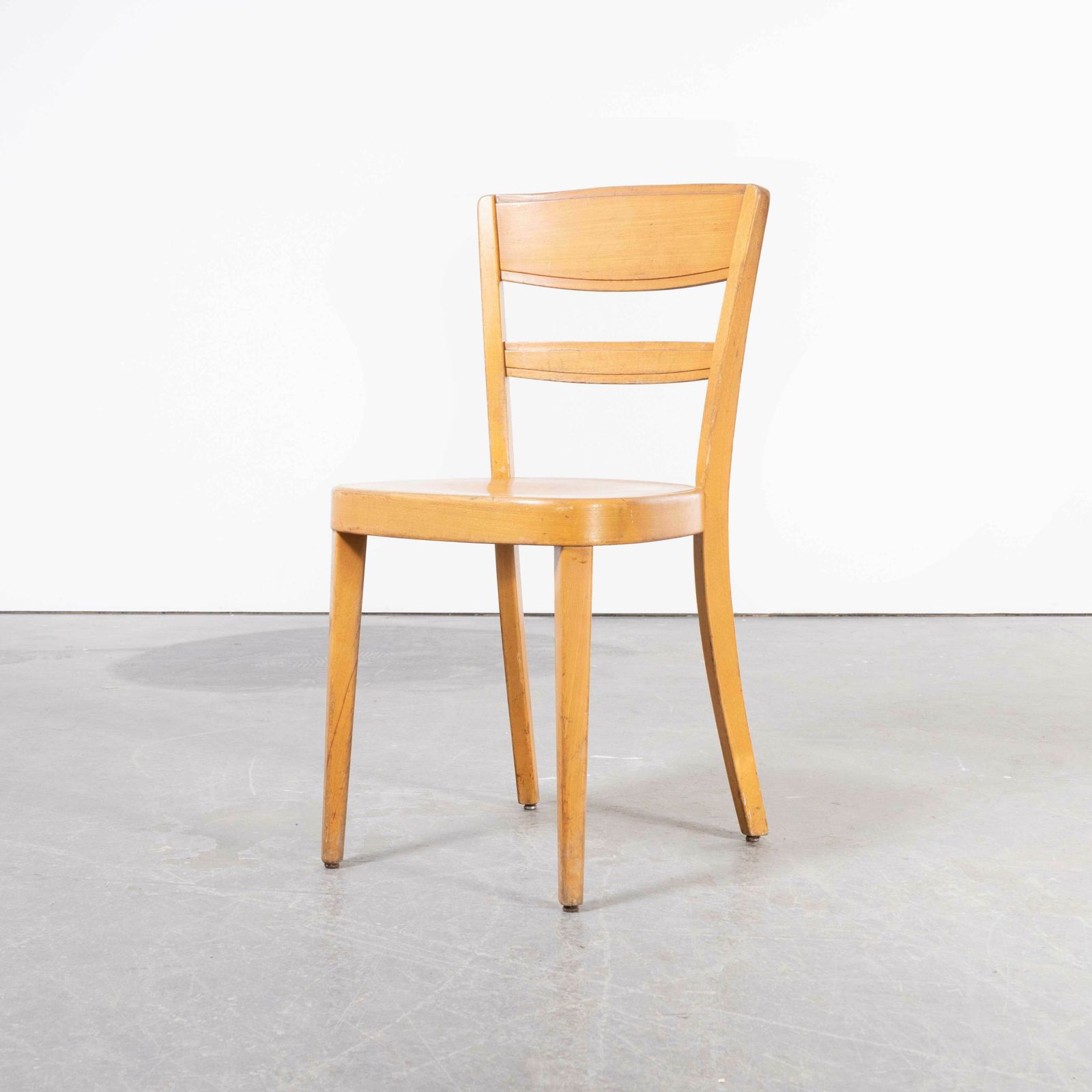 1960’s Horgen Glarus Beech Ladder Back Dining Chairs – Set Of Six photo vinterior