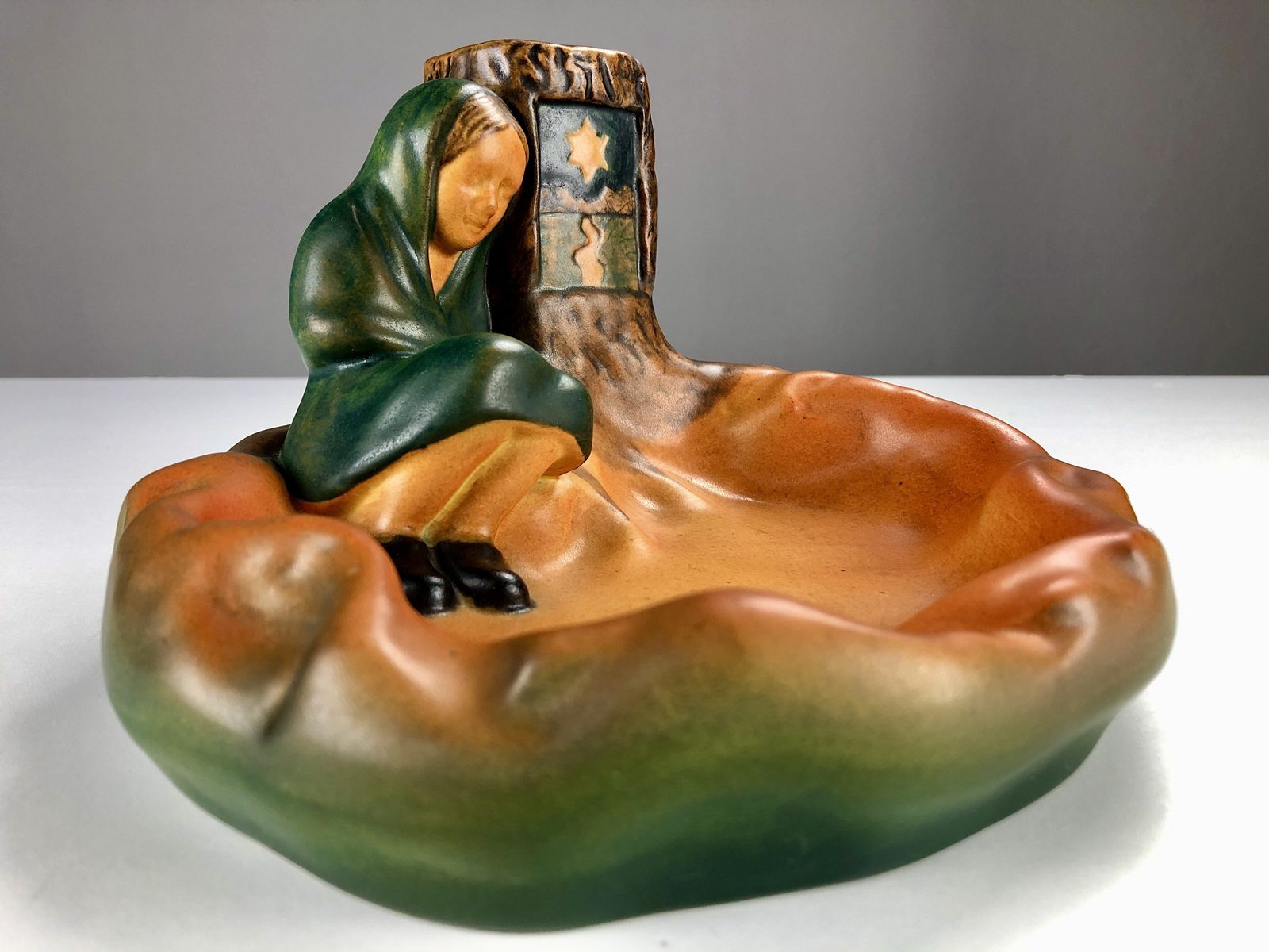 Danish Hand Crafted Art Nouveau Match And Ash Tray By For P. Ipsens Enke 1920's photo 260.0