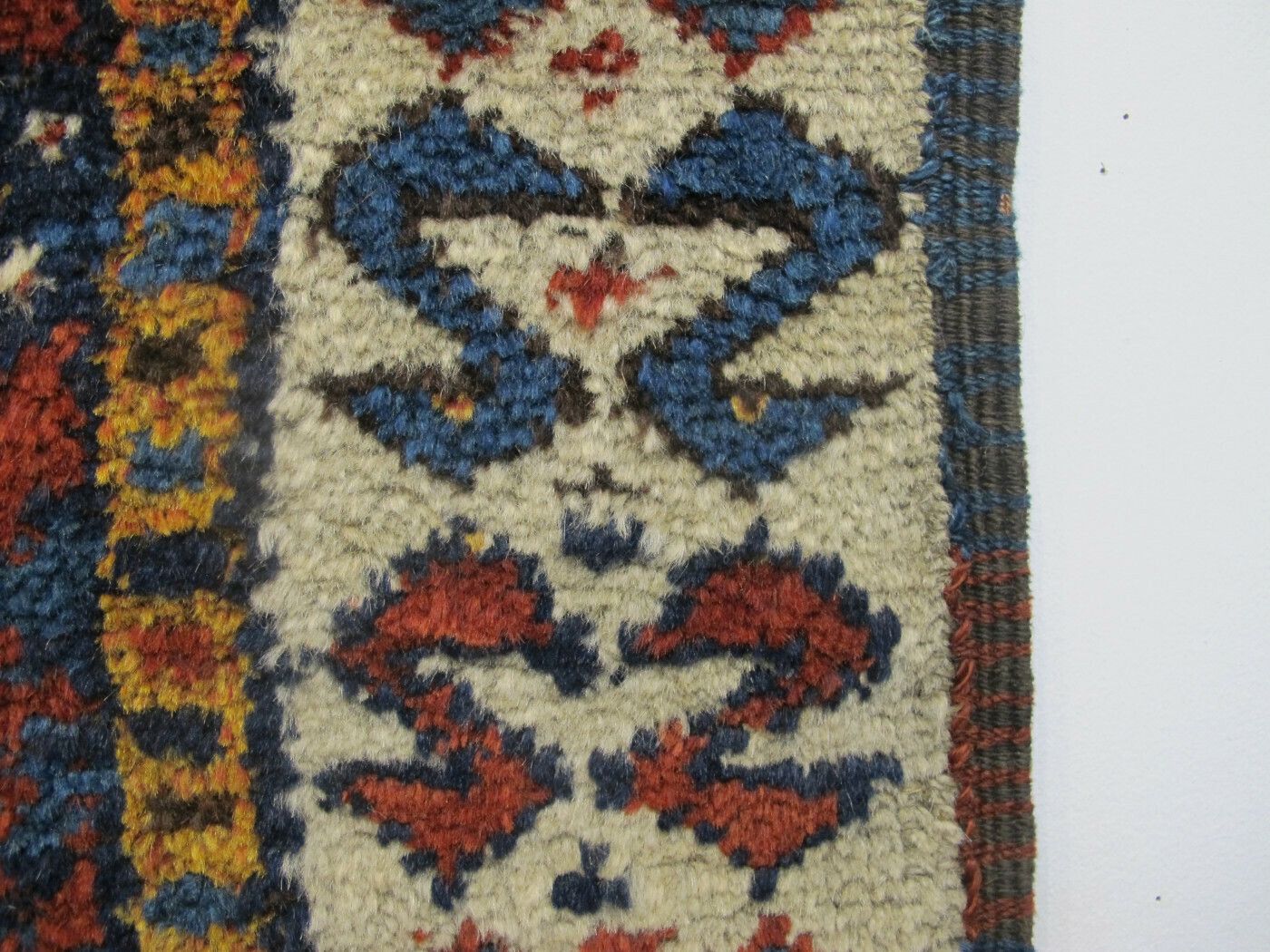 Antique Kurdish Tribal Rug, Circa 1890, 1.87m X 0.97m photo vintage