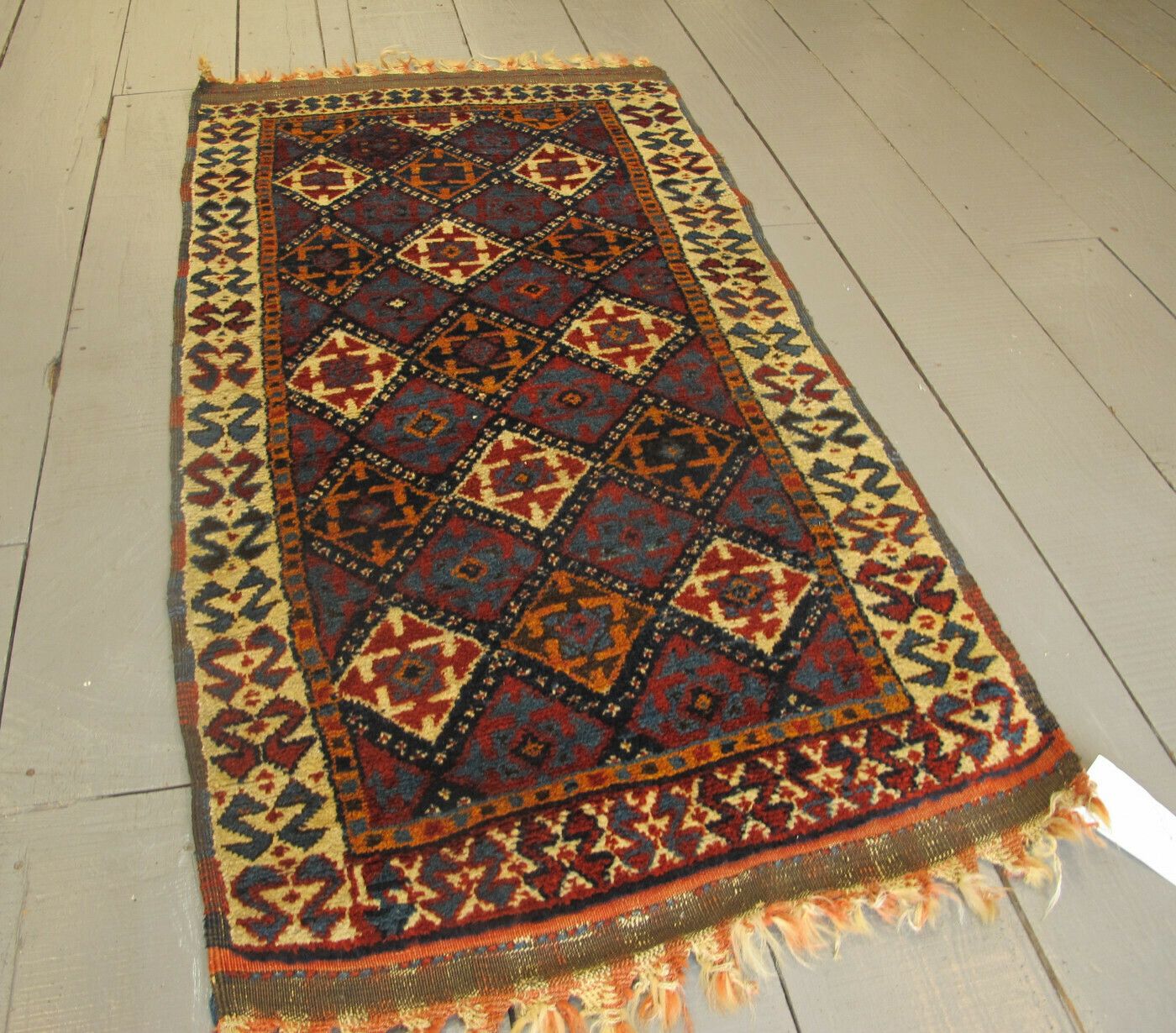 photo for sale Antique Kurdish Tribal Rug, Circa 1890, 1.87m X 0.97m