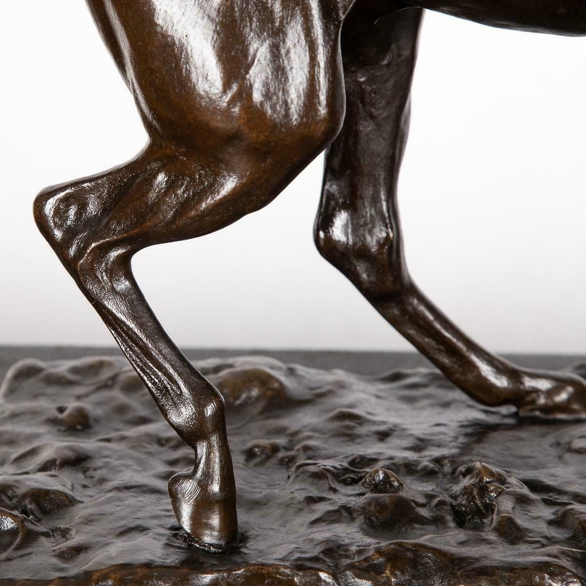 4495.0 19th Century French Bronze Of A Polo Player, Joseph Cuvelier, C.1870 photo