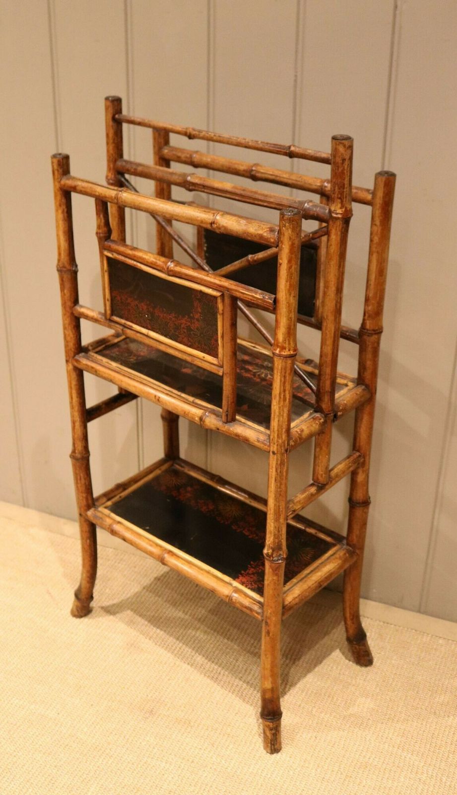 Late Victorian Bamboo Magazine Rack photo 265.0