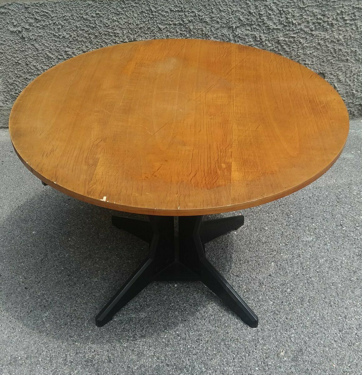Wooden Dining Table By Franco Albini For Poggi Pavia, 1950s photo for sale