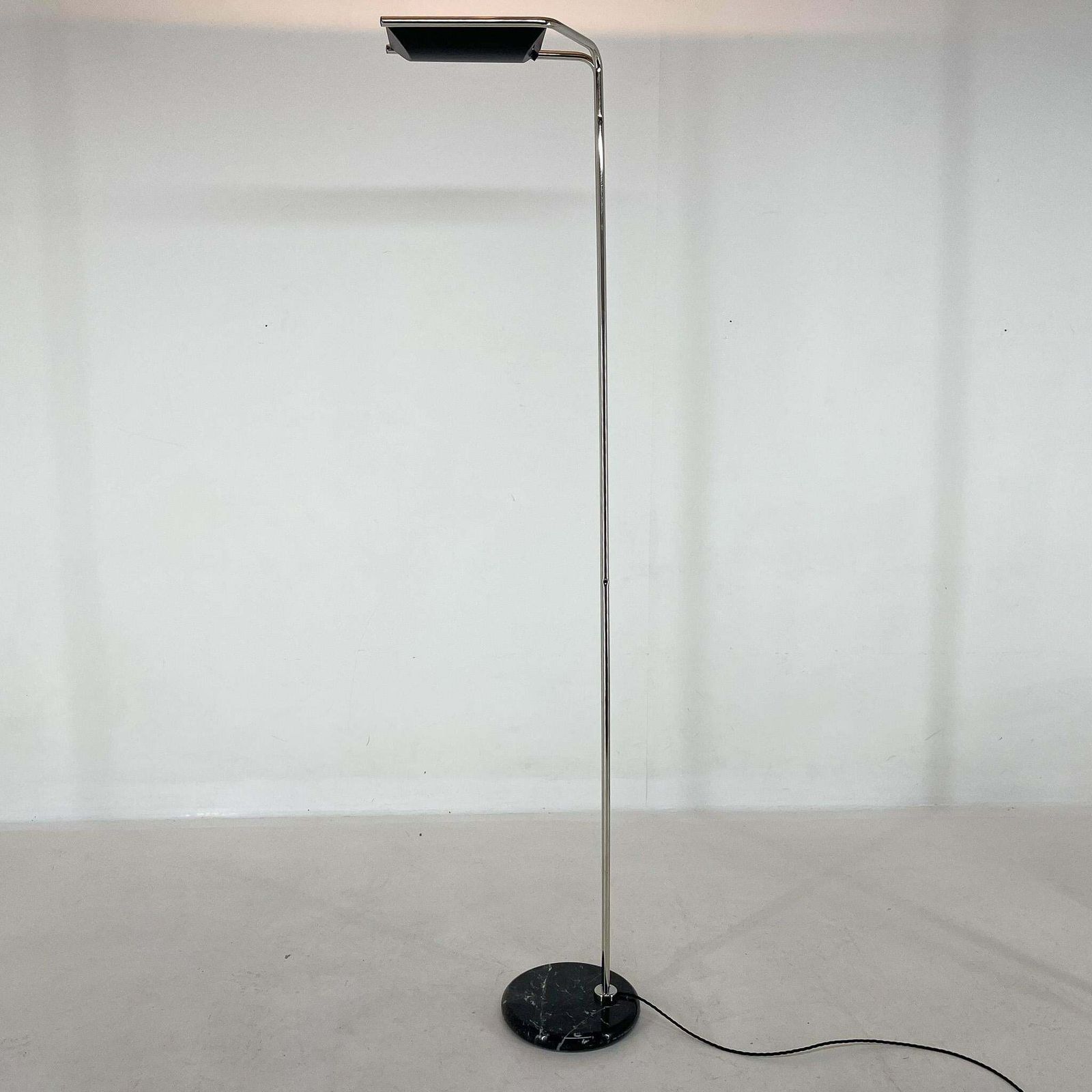 1970''S Chrome & Marble Floor Lamp By Bruno Gecchelin For Guzzini, Italy photo furniture