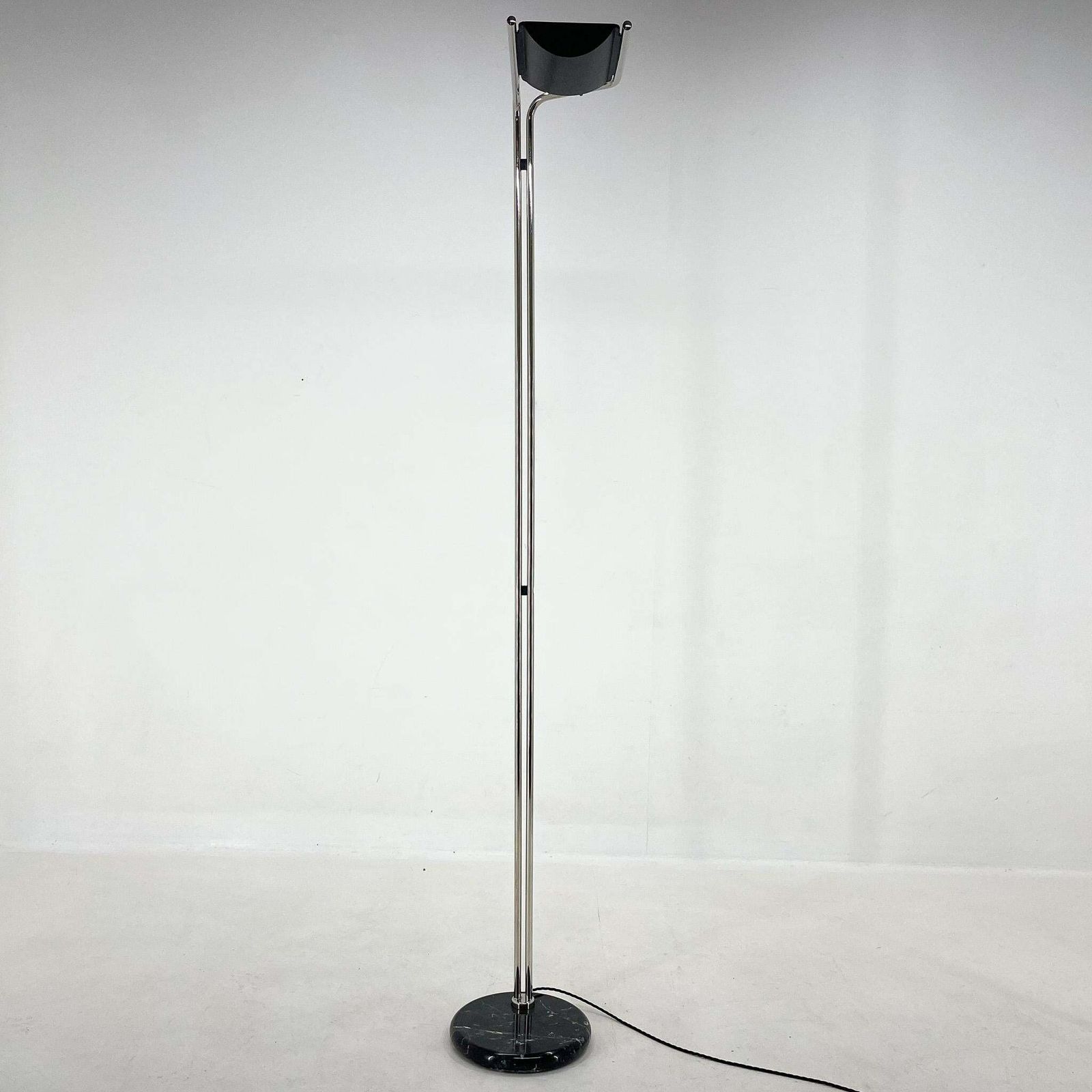 1970''S Chrome & Marble Floor Lamp By Bruno Gecchelin For Guzzini, Italy photo 1315.0