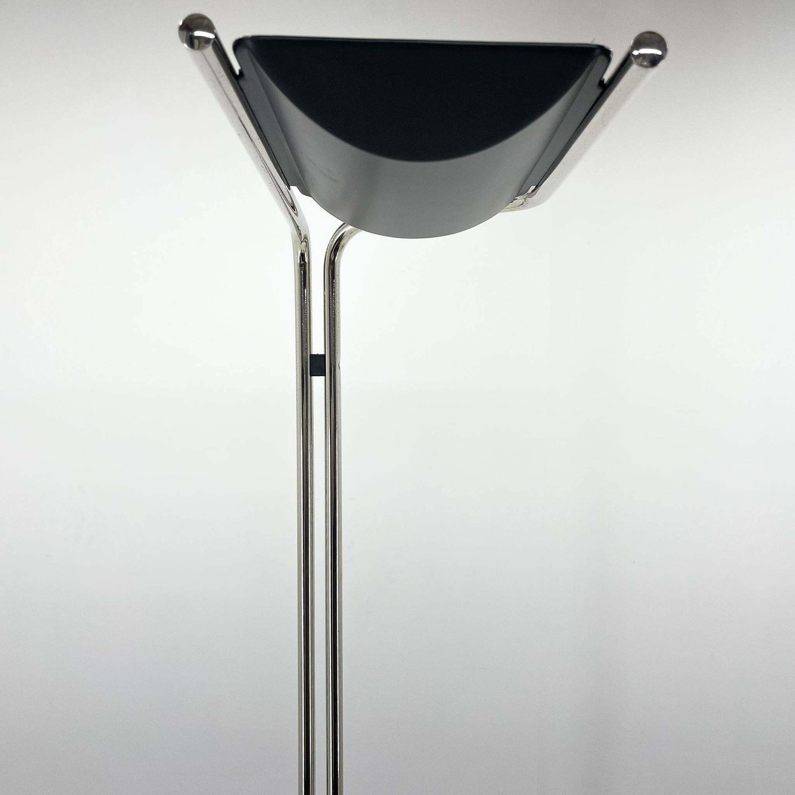1970''S Chrome & Marble Floor Lamp By Bruno Gecchelin For Guzzini, Italy photo buy