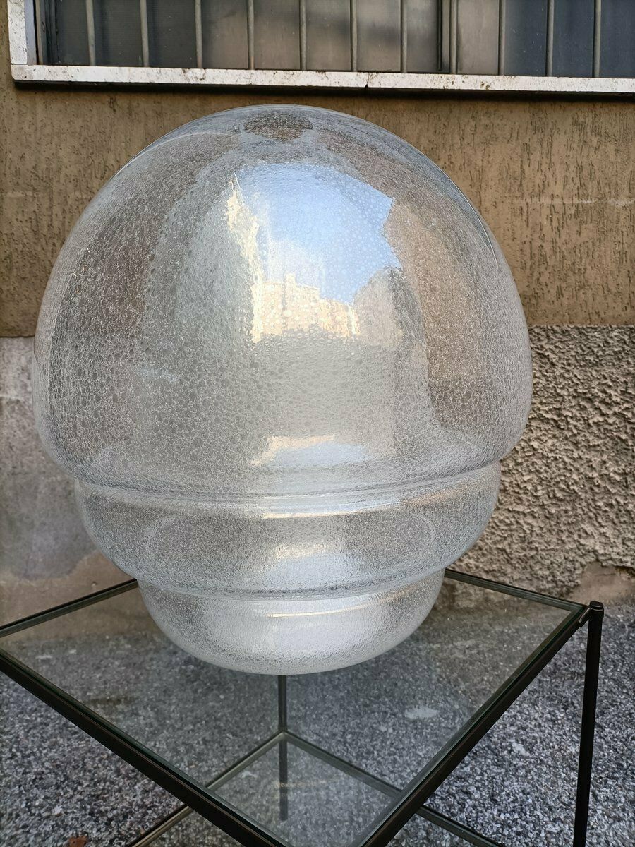 Pullegous Glass Ceiling Lamp By Carlo Nason For Mazzega Murano, 1980s photo for sale