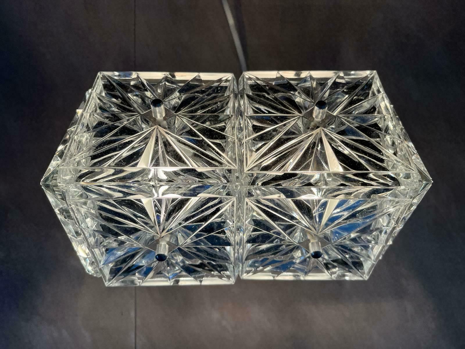 Pair Of Rare Midcentury Wall Lamps In Style Of Kalmar, Germany, 1970s photo vinterior