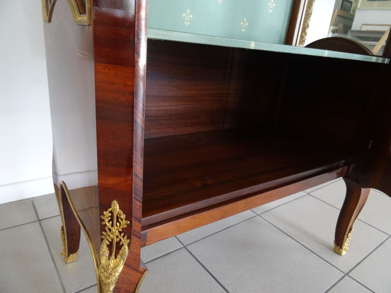photo for sale Antique French Empire Vitrine/ Showcase