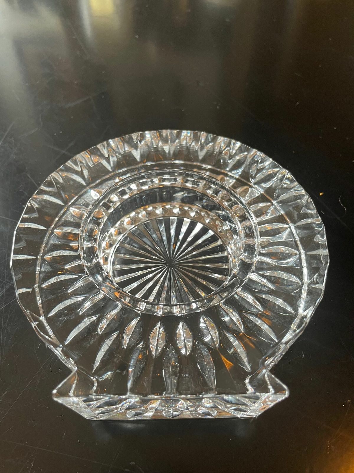 Crystal Ashtray Piece From The 70s photo vinterior