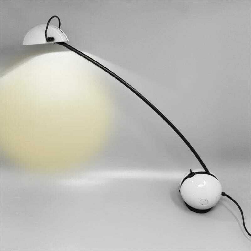 1970s Stunning White Table Lamp "Alina" By Valenti With Box. Made In Italy photo buy