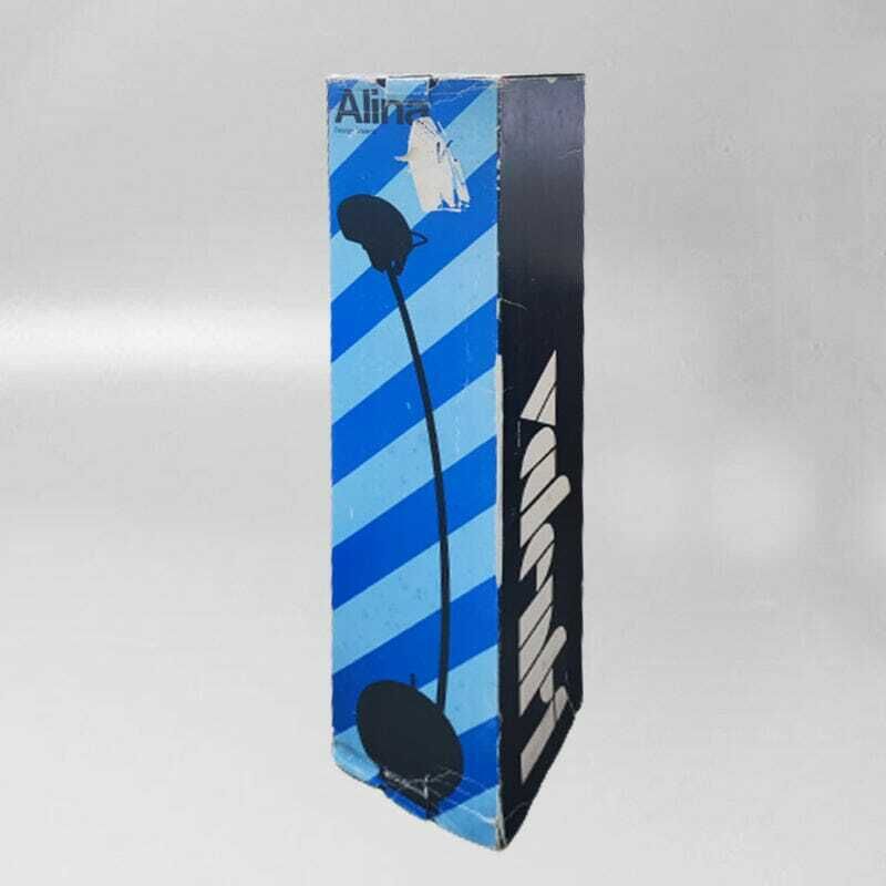 389.0 1970s Stunning White Table Lamp "Alina" By Valenti With Box. Made In Italy photo